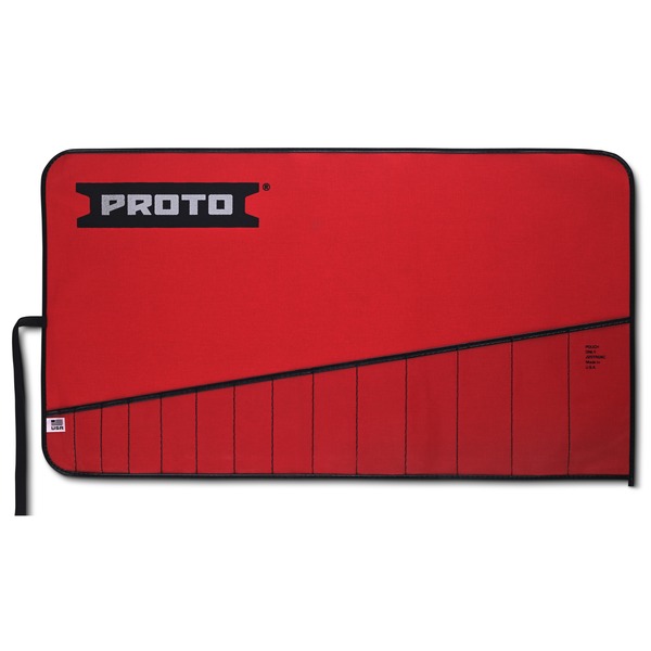 Proto Red Canvas 14-Pocket Tool Roll J25TR08C